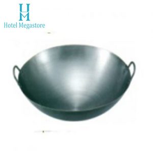 chảo thép hai quai