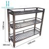 kệ 3 tầng inox