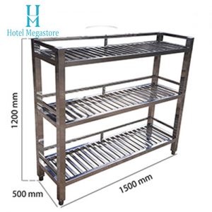 kệ 3 tầng inox