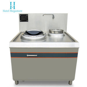 Bếp từ đơn mặt lõm có bầu nước