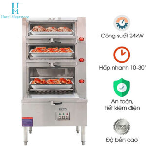 Tủ hấp hải sản dùng điện